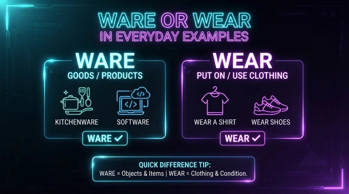 Ware or Wear in Everyday Examples