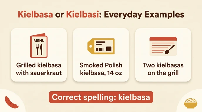 Kielbasa or Kielbasi Everyday Examples