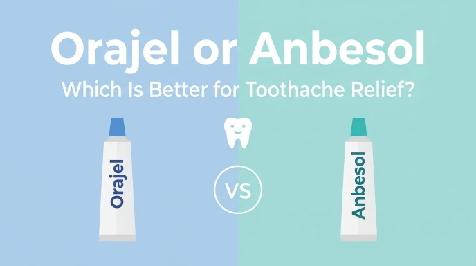 Orajel or Anbesol