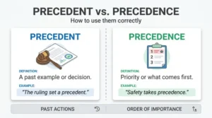 Precedent vs. Precedence