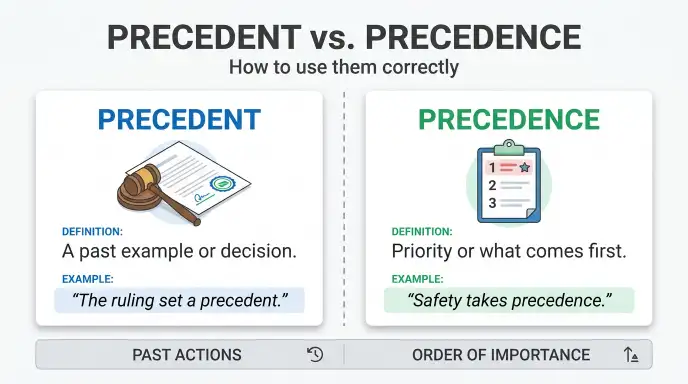 Precedent vs. Precedence